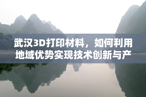 武汉3D打印材料，如何利用地域优势实现技术创新与产业升级？