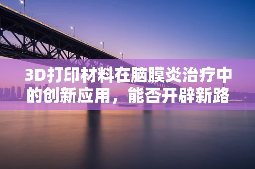 3D打印材料在脑膜炎治疗中的创新应用，能否开辟新路径？