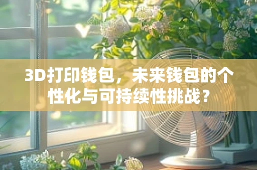 3D打印钱包，未来钱包的个性化与可持续性挑战？
