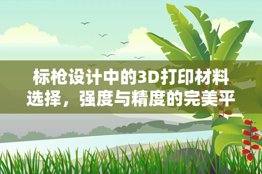 标枪设计中的3D打印材料选择，强度与精度的完美平衡？