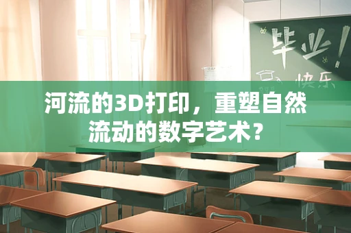 河流的3D打印，重塑自然流动的数字艺术？