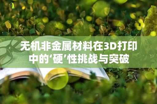 无机非金属材料在3D打印中的‘硬’性挑战与突破