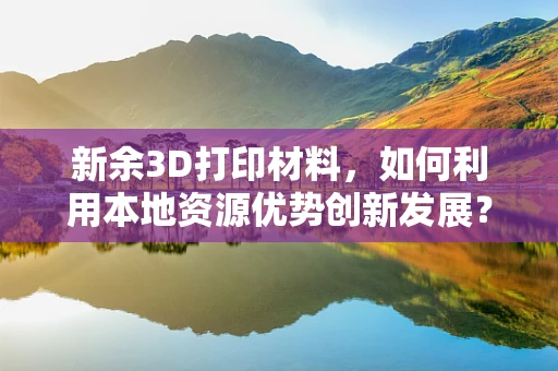 新余3D打印材料，如何利用本地资源优势创新发展？