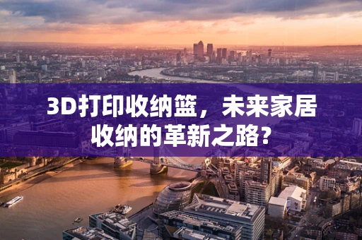 3D打印收纳篮，未来家居收纳的革新之路？