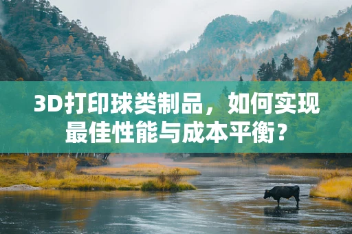 3D打印球类制品，如何实现最佳性能与成本平衡？