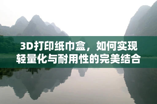 3D打印纸巾盒，如何实现轻量化与耐用性的完美结合？