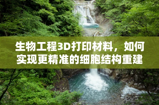 生物工程3D打印材料，如何实现更精准的细胞结构重建？