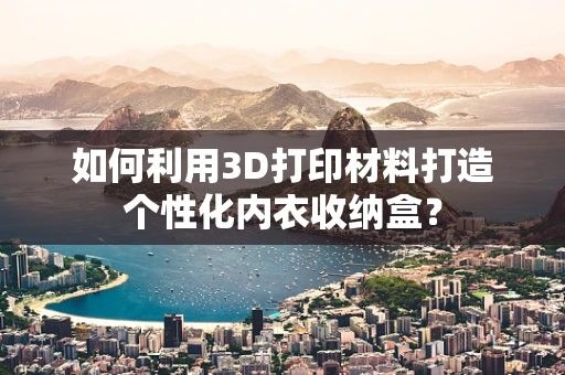 如何利用3D打印材料打造个性化内衣收纳盒？
