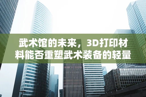 武术馆的未来，3D打印材料能否重塑武术装备的轻量化革命？