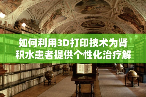 如何利用3D打印技术为肾积水患者提供个性化治疗解决方案？