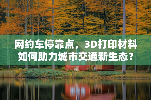 网约车停靠点，3D打印材料如何助力城市交通新生态？