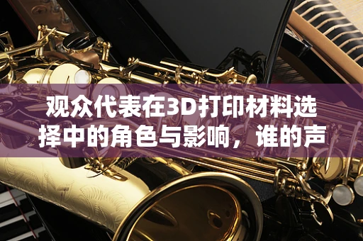 观众代表在3D打印材料选择中的角色与影响，谁的声音被听见？
