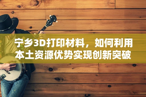 宁乡3D打印材料，如何利用本土资源优势实现创新突破？