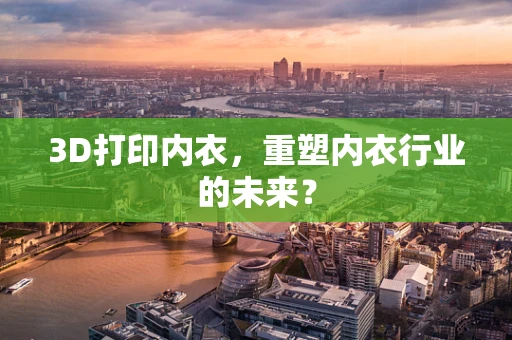 3D打印内衣，重塑内衣行业的未来？