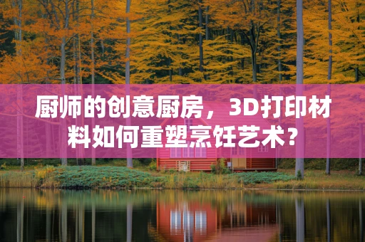 厨师的创意厨房，3D打印材料如何重塑烹饪艺术？