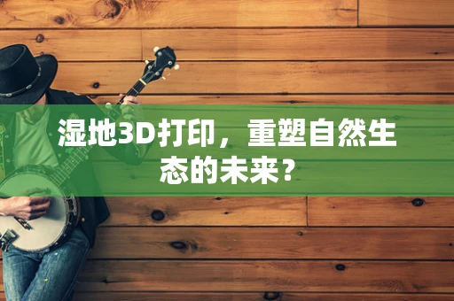 湿地3D打印，重塑自然生态的未来？