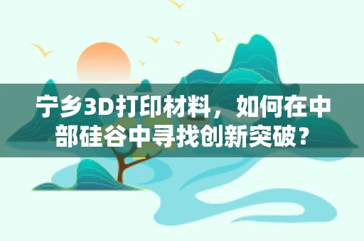 宁乡3D打印材料，如何在中部硅谷中寻找创新突破？