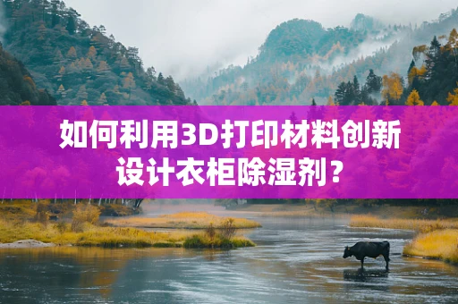 如何利用3D打印材料创新设计衣柜除湿剂？
