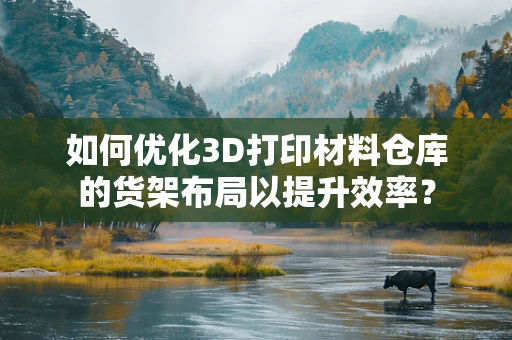 如何优化3D打印材料仓库的货架布局以提升效率？