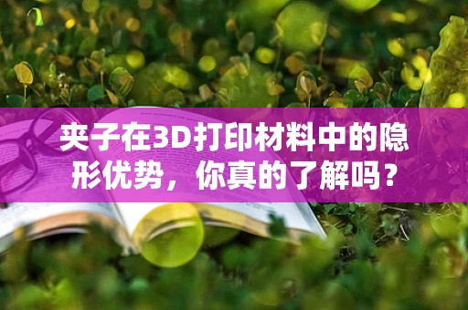 夹子在3D打印材料中的隐形优势，你真的了解吗？