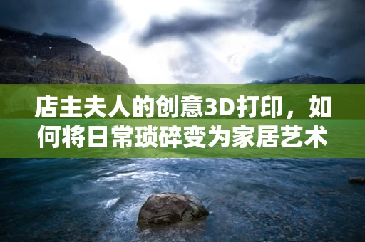 店主夫人的创意3D打印，如何将日常琐碎变为家居艺术品？