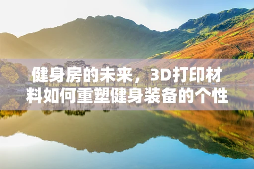 健身房的未来，3D打印材料如何重塑健身装备的个性化与可持续性？