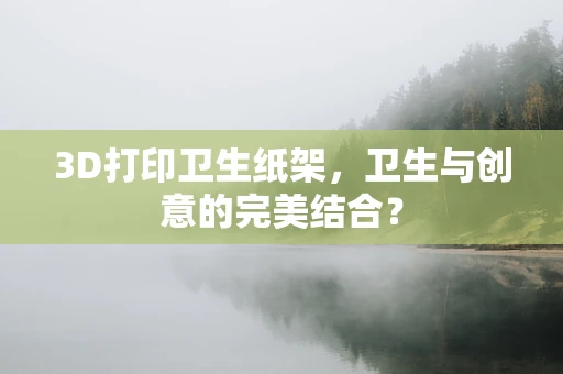 3D打印卫生纸架，卫生与创意的完美结合？