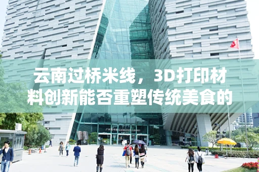 云南过桥米线，3D打印材料创新能否重塑传统美食的未来？