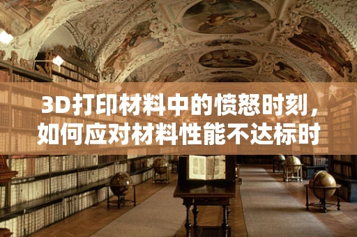 3D打印材料中的愤怒时刻，如何应对材料性能不达标时的情绪管理？
