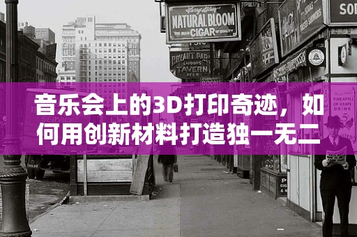 音乐会上的3D打印奇迹，如何用创新材料打造独一无二的乐器体验？