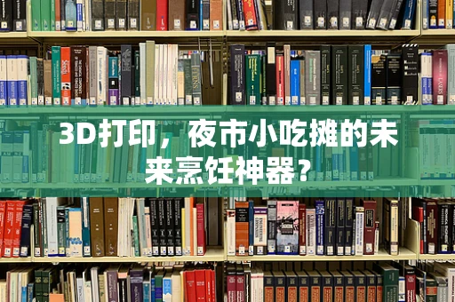 3D打印，夜市小吃摊的未来烹饪神器？