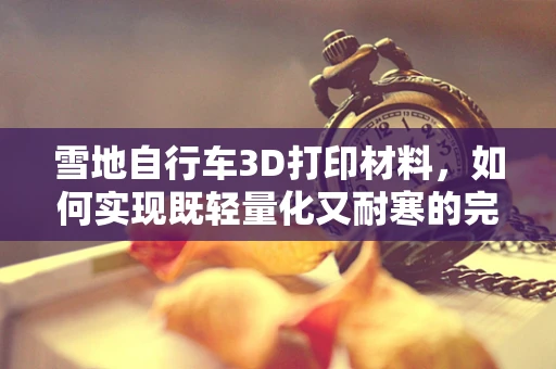 雪地自行车3D打印材料，如何实现既轻量化又耐寒的完美结合？