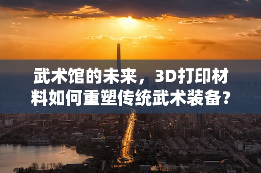 武术馆的未来，3D打印材料如何重塑传统武术装备？