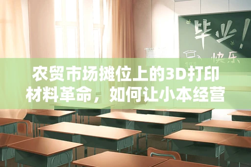 农贸市场摊位上的3D打印材料革命，如何让小本经营焕发大光彩？
