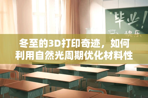 冬至的3D打印奇迹，如何利用自然光周期优化材料性能？