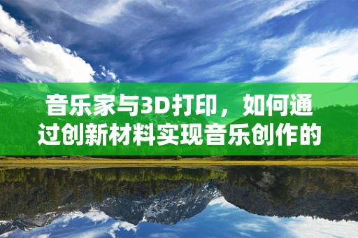 音乐家与3D打印，如何通过创新材料实现音乐创作的未来？