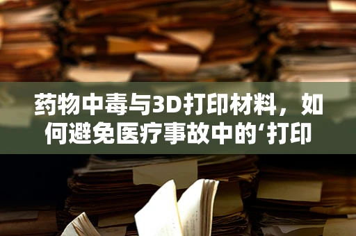 药物中毒与3D打印材料，如何避免医疗事故中的‘打印’错误？