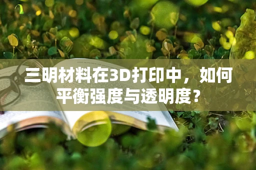三明材料在3D打印中，如何平衡强度与透明度？