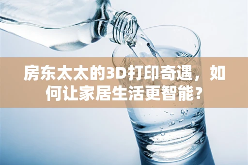 房东太太的3D打印奇遇，如何让家居生活更智能？