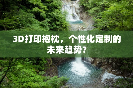 3D打印抱枕，个性化定制的未来趋势？