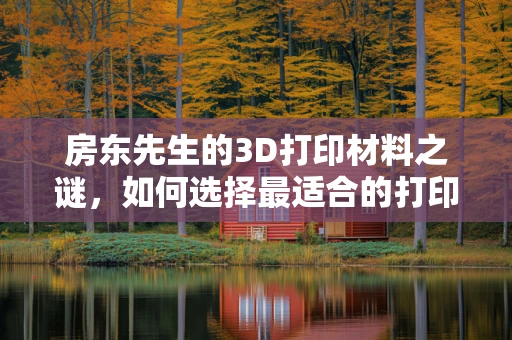 房东先生的3D打印材料之谜，如何选择最适合的打印材料？